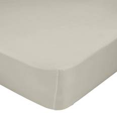 Beige - Flerfärgad Underlakan HappyFriday Basic Beige Fitted Bottom Sheet 90 x 200 x 32 cm Underlakan Beige