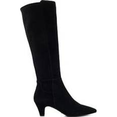 High Boots Dune London 'Sera' Suede Knee High Boots Black