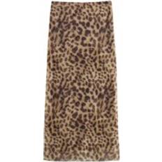 Shein Leopard Print Mesh Skirt