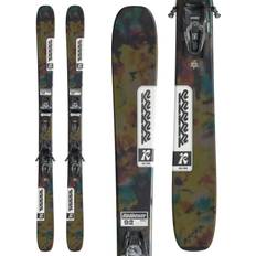 Downhill Skiing K2 Reckoner 92 Skis ​+ Squire 10 D Quickclik Bindings 2025