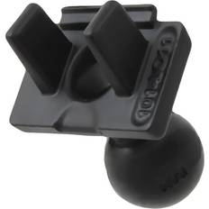 Ram lowrance elite-5 mark-5 quick-release mount with 1" b-ball Black