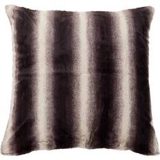 Pillows Timeless Animal Print Faux Fur Floor 28.0 H x 28.0 W x 5.0 D in Down/Feather Inner Pillow Brown, Black