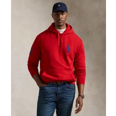 Sweaters Polo Ralph Lauren Men's Big & Tall Big Pony Fleece Hoodie Red 1XB