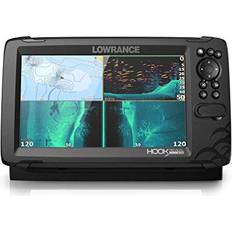 Fishing Gear Lowrance HOOK Reveal 9 TripleShot 9-inch Fish Finder w/Transducer and C-MAP US Inland Mapping Preloaded