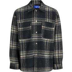 Jack & Jones Grøn Skjorter Jack & Jones Vesterbro Check Overshirt, River