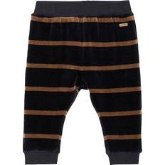 Velour Byxor Barnkläder Minymo Randiga Byxor - Dark Marinblå