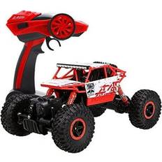 1-18 Rock Crawler 2.4Ghz Remote Control Car 4WD Off Road RC Monster Truck Toys Red