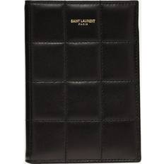 Saint Laurent Passport Covers Saint Laurent Passport Case in Quilted Smooth Leather - NERO