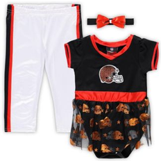 Brown Other Sets Children's Clothing Jerry Leigh Infant Boys and Girls Brown, White Cleveland Browns Tailgate Tutu Game Day Costume Set Brown, White Brown/White 24 months