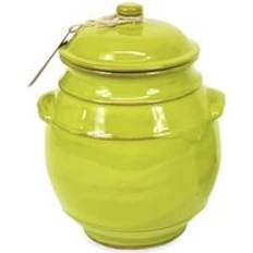 Verano Spanish Ceramics Selena Hand Dipped Glaze Dining Storage Jar 23 cm - Lime Kitchen Container