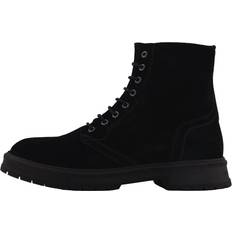 Tommy Hilfiger Støvler Tommy Hilfiger Suede Lace Zip Boot Black