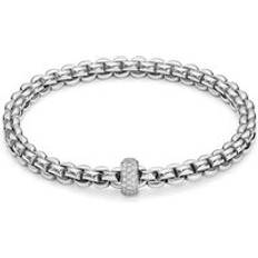 Diamond Bracelets Fope Flex'It Eka 18ct White Gold 0.37ct Diamond Bracelet