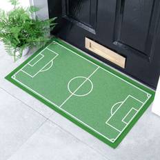 Carpets & Rugs Football Pitch Doormat 70 x 40 cm White