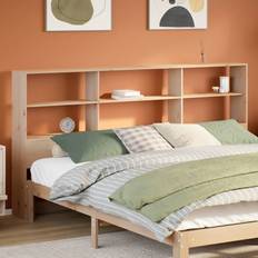 Built-in Storages Headboards vidaXL Solid Wood Pine with Storage 180 cm Headboard