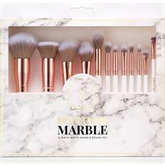 Ruusukulta Meikkisiveltimet Spectrum Marbleous White Marble 12 Piece Makeup Brush Set