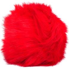 Fluffy Fur Gear Knop Cover Röd