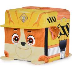 Rubble & Crew Stuffed Animals, Rubble, 4-Inch Cube-Shaped Plush Toy for Kids Ages 3 and Up