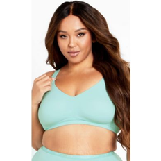 Avenue Underwear Avenue Plus Wireless Back Smoother Bra Aqua splash 44C