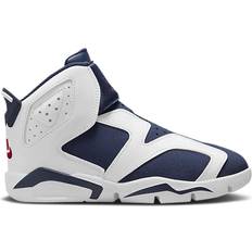Children's Shoes Jordan Air 6 Retro Little Flex - White Midnight Navy