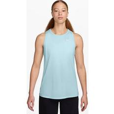 Tank Tops Women's Nike Dri-FIT Crew Neck Tank Top Glacier Blue/Pure/Htr