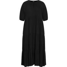 City Chic Brynn Maxi Dress Plus Size - Black