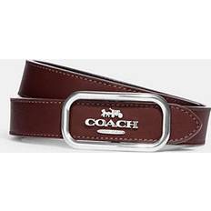 Clothing Coach Outlet Morgan Rectangle Buckle Belt, 25 Mm Red, Large