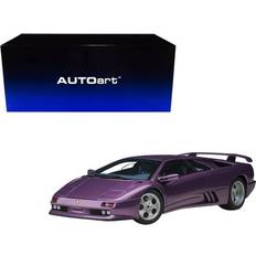 AUTOart Modellsatser AUTOart Lamborghini Diablo SE30 Viola Purple Metallic 1/18 Model Car