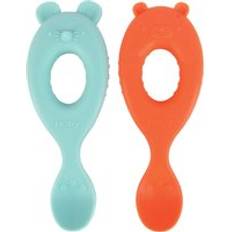 Nuby Silicone Easy Grip Spoons 2-pack