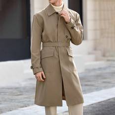 Shein Men Coats Shein Mens Loose Fit Long Casual Trench Coat Suitable For Autumn