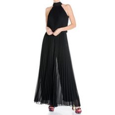 Jumpsuits & Overalls Meghan Los Angeles Women's Wild Orchid Pleat Jumpsuit Black Large