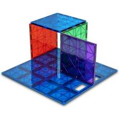 Playmags Playmags: Super Durable Building stabilisator Set, Great tillägg till alla Magnet Tiles Sets, arbetar med alla ledande varumärken 1-12 "x12" & 4 6 "x6" Färger kan variera