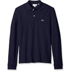 Lacoste 3XL Polo Shirts Lacoste Men's Slim Fit L.12.12 Long Sleeve Polo - Navy Blue