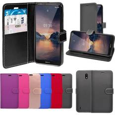 For nokia 1.3 case wallet flip pu leather stand card slot pouch phone cover