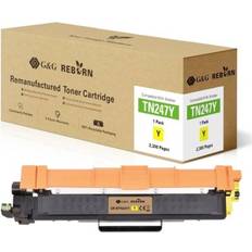 G&G Toner Vervangt TN-247Y Compatibel Geel - Remanufactured