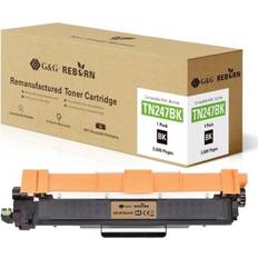 G&G Toner TN-247BK Kompatibel Svart