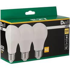 DIALL E27 Classic Led Light Bulb, Pack Of 3 One Size