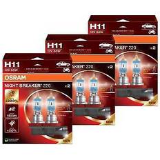 Osram Duopack H11 Night Breaker 220 12V 55W PGJ19-2 +220% 1350 lm 2024/2025