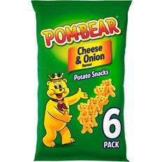 Gluten Free Snacks Pom-Bear Cheese Multipack Crisps 6pack