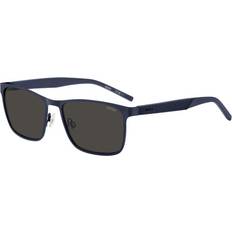 HUGO BOSS Blue-steel Sunglasses with Textured Temples - Men's