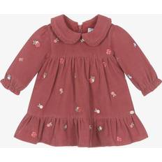 Brown Dresses Tartine et Chocolat Girls Pink Floral Needlecord Dress