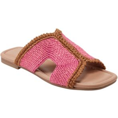 TPU Slides Nashie Square Toe Woven Slide Sandals - Women's