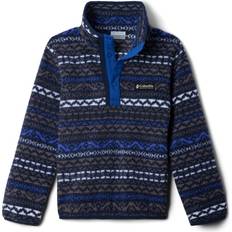 S Fleecejakker Børnetøj Columbia Kid's Helvetia II Printed Half Snap Fleece Fleecesweatere Years blå