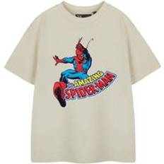 Beige T-shirts Marvel Short Sleeved T-Shirt Beige 7-8 Years