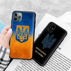 A-218 Ukrainian flag Case for Samsung S24 S23 S22 S21 FE Ultra Xiaomi Redmi Note 13 12 11 iPhone 14 15 Pro Max OPPO A12 Reno VIVO A15