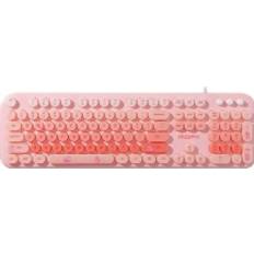 MOFII Wired Tastatur Mus Set Rosa