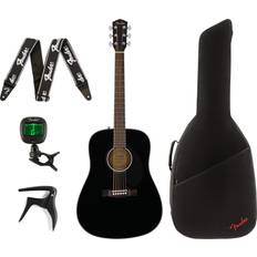 Fender CD-60S Black guitare folk acoustique housse accessoires