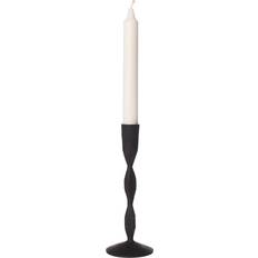 Ernst Twisted Black Candlestick 28.5cm