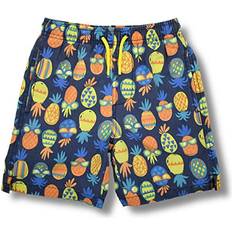 Ingear Little Boys Quick Dry Beach Board Shorts Kids Swim Trunk Swimsuit Beach Shorts with Mesh Lining Cool Pineapple, 8/10