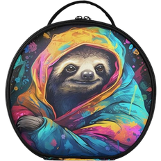 Multicoloured - Women Toiletry Bags & Cosmetic Bags KAAVIYO Funny Sloth Makeup Bags - Multicolour