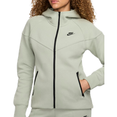 Nike Women's Sportswear Tech Fleece Windrunner Full Zip Hoodie - Jade Horizon/Black